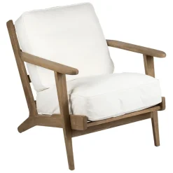 Fabrique de Styles Fauteuil en coton et chêne - Laureli* Fauteuils