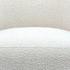 Fabrique de Styles Fauteuil en tissu bouclette écru - Sixties* Fauteuils