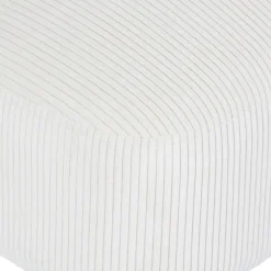 Fabrique de Styles Fauteuil en velours côtelé écru - Eleonor* Fauteuils