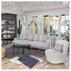 Fabrique de Styles Fauteuil pivotant en bouclette - Pauline* Fauteuils