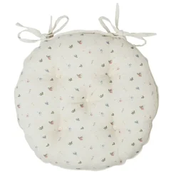 Fabrique de Styles Galette chaise ronde p'tite fleur d40cm en coton* Galettes De Chaise