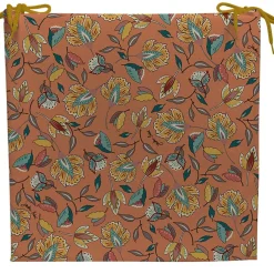 Fabrique de Styles Galette de chaise extérieure en coton 40x40cm - Kerala*Enfant Textiles Outdoor|Jardin