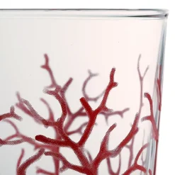 Fabrique de Styles Gobelet corail bodega en verre* Verres À Eau Et Gobelets