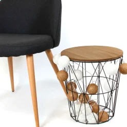 Fabrique de Styles Guirlande boule blanc et or 20 leds* Déco Lumineuse