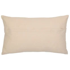 Fabrique de Styles Housse de coussin brodée en coton écru 50x30cm - Nomadea* Coussins Et Housses