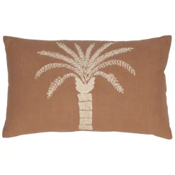 Fabrique de Styles Housse de coussin brodée en coton 50x30cm - Nomadea* Coussins Et Housses