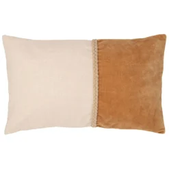 Fabrique de Styles Housse de coussin en coton et beige 50x30cm - Manarola* Coussins Et Housses