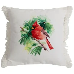 Fabrique de Styles Housse de coussin en coton 45x45cm - Rouge-Gorge* Coussins Et Housses