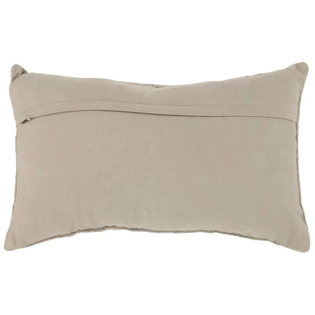Fabrique de Styles Housse de coussin en coton gris et doré 50x30cm - Flocon* Coussins Et Housses