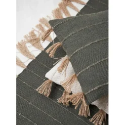 Fabrique de Styles Housse de coussin en coton et jute 45x45cm - Kolore* Coussins Et Housses