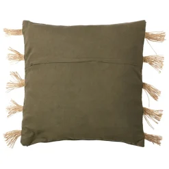 Fabrique de Styles Housse de coussin en coton et jute 45x45cm - Kolore* Coussins Et Housses