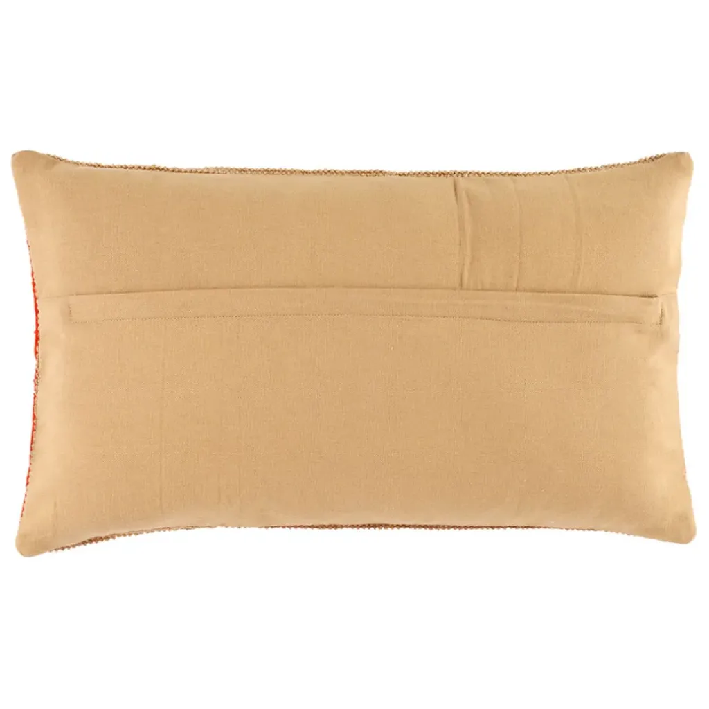 Fabrique de Styles Housse de coussin sunshine en coton et jute corail 50x30cm - Seguia* Coussins Et Housses