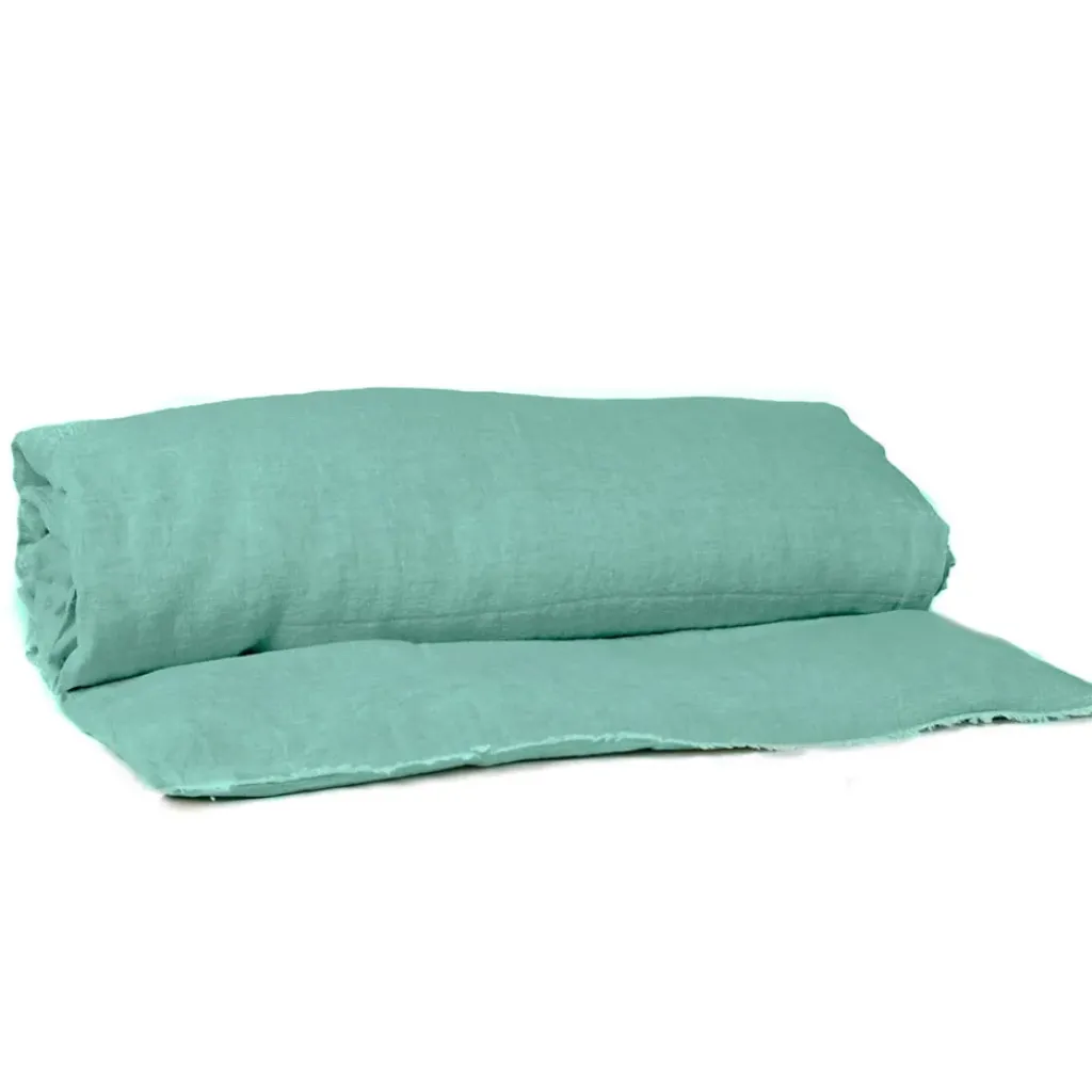 Fabrique de Styles Housse d'édredon en lin et coton 85x200cm - Limy* Housses D'édredon