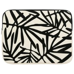 Fabrique de Styles Housse ordinateur 14" arty folk blanc+noir 36x28cm polyester+coton* Pochettes Et Housses