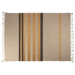 Fabrique de Styles Jeté de lit en lin 170x130cm - Hemlin* Couvre-lits