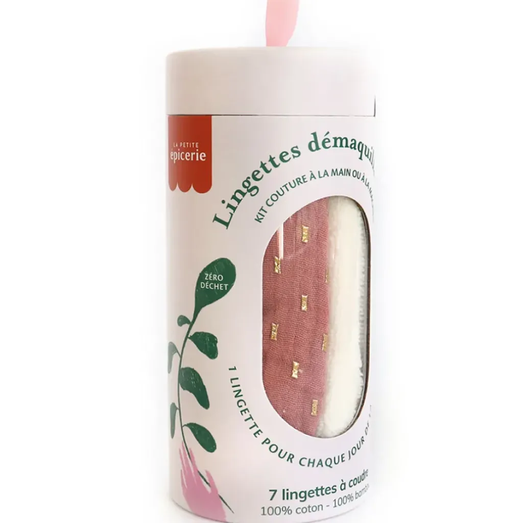Fabrique de Styles Kit lingettes démaquillantes blush et or x7* Accessoires Soins