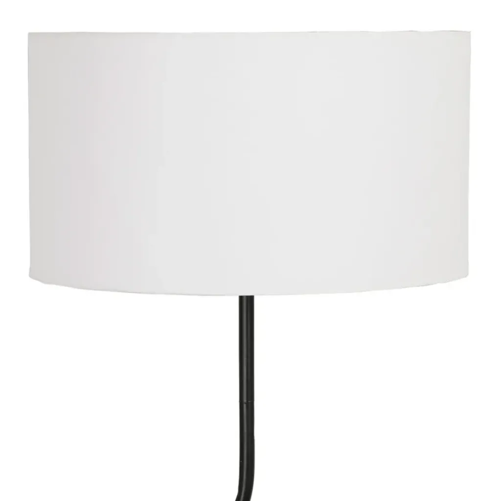 Fabrique de Styles Lampadaire en fer et marbre noir et blanc d45xh163cm - Funky* Lampadaires