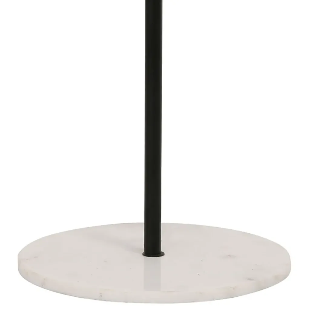 Fabrique de Styles Lampadaire en fer et marbre noir et blanc d45xh163cm - Funky* Lampadaires