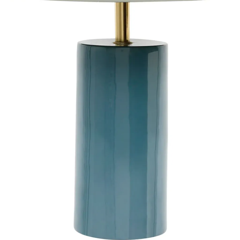 Fabrique de Styles Lampe champignon en fer bleu d30xh40cm - Arty* Lampes À Poser