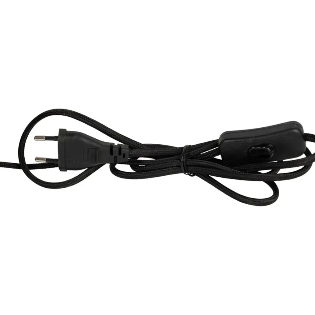 Fabrique de Styles Lampe champignon en fer émeraude et écru h40cm - Arty* Lampes À Poser