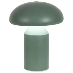 Fabrique de Styles Lampe champignon tactile en fer vert h23cm - Arty* Lampes À Poser
