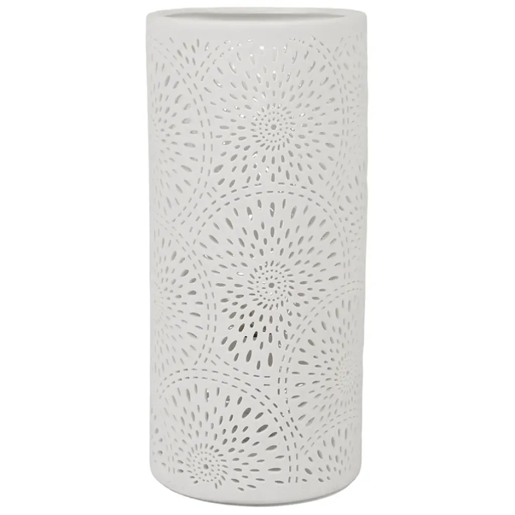 Fabrique de Styles Lampe cylindre rosace en Porcelaine* Lampes À Poser