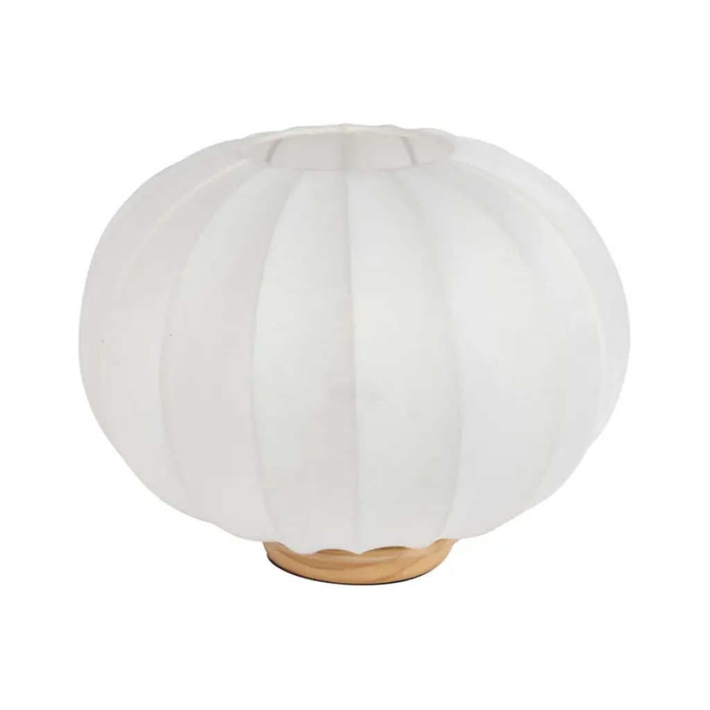 Fabrique de Styles Lampe en coton écru d31xh24cm - Aurore* Lampes À Poser