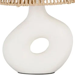 Fabrique de Styles Lampe en dolomite écru h38cm - Greeka* Lampes À Poser