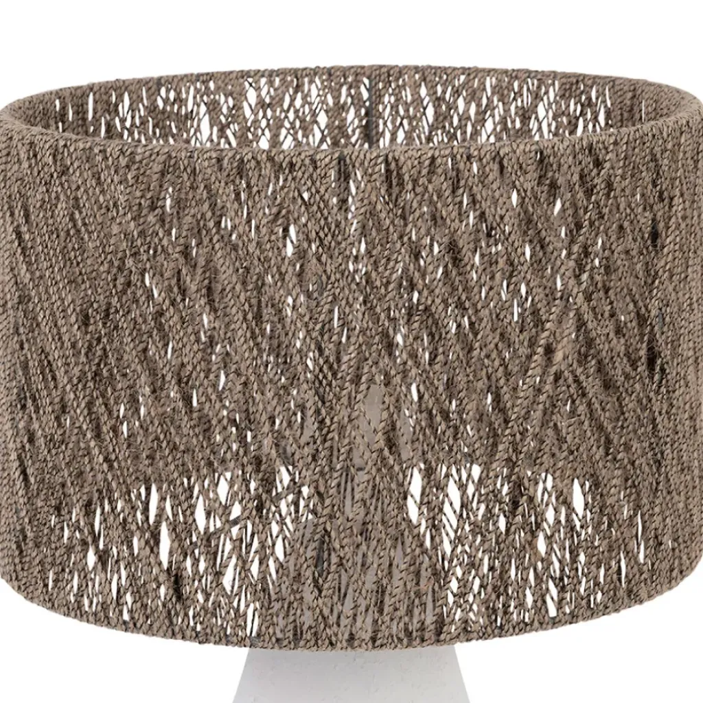 Fabrique de Styles Lampe en fer et jute h41cm - Quintao* Lampes À Poser