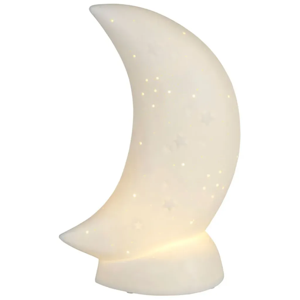 Fabrique de Styles Lampe en porcelaine h26cm - Luna* Lampes À Poser
