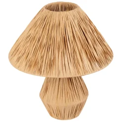 Fabrique de Styles Lampe en raphia et fer h41cm - Calypsa* Lampes À Poser