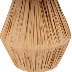 Fabrique de Styles Lampe en raphia et fer h41cm - Calypsa* Lampes À Poser
