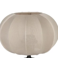 Fabrique de Styles Lampe en terre cuite noir et beige h29cm - Klosen* Lampes À Poser