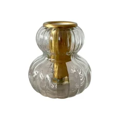 Fabrique de Styles Lampe en verre fumé gris h12cm - Eli* Lampes À Poser