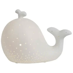 Fabrique de Styles Lampe led baleine en porcelaine h16cm*Enfant Déco