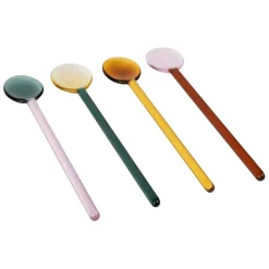 Fabrique de Styles Lot de 4 agitateurs en verre borosilicate h15cm - Funny* Accessoires Vin Et Cocktails