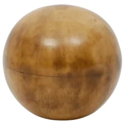 Fabrique de Styles Lot de 6 boules décoratives en résine et ivoire d10cm - Karumba* Petits Objets Déco