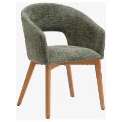 Fabrique de Styles Lot de 2 chaises en tissu chenille - Rusti* Chaises