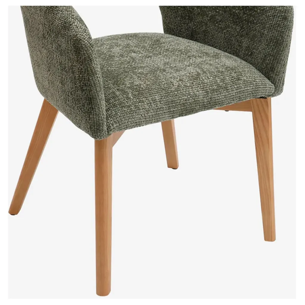 Fabrique de Styles Lot de 2 chaises en tissu chenille - Rusti* Chaises