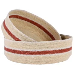 Fabrique de Styles Lot de 2 corbeilles en jonc de mer - Sumatra* Paniers Et Corbeilles