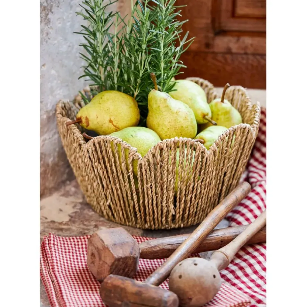 Fabrique de Styles Lot de 2 corbeilles en jonc de mer - Chaumière* Paniers Et Corbeilles
