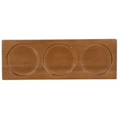 Fabrique de Styles Lot de 3 coupelles en grès et plateau terracotta, vert et blanc - romance vegetal* Bols Et Coupelles