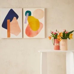 Fabrique de Styles Lot de 2 vases en grès 13x6.5xh24cm - Funny* Vases Et Soliflores