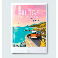 Fabrique de Styles Magnet ailleurs 6.5x9cm* Petits Objets Déco