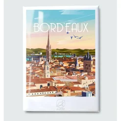 Fabrique de Styles Magnet ville Bordeaux 2 6.5x9cm* Petits Objets Déco