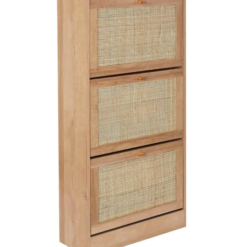 Fabrique de Styles Meuble à chaussures 3 portes H113cm - Baia* Bibliothèques Et Étagères