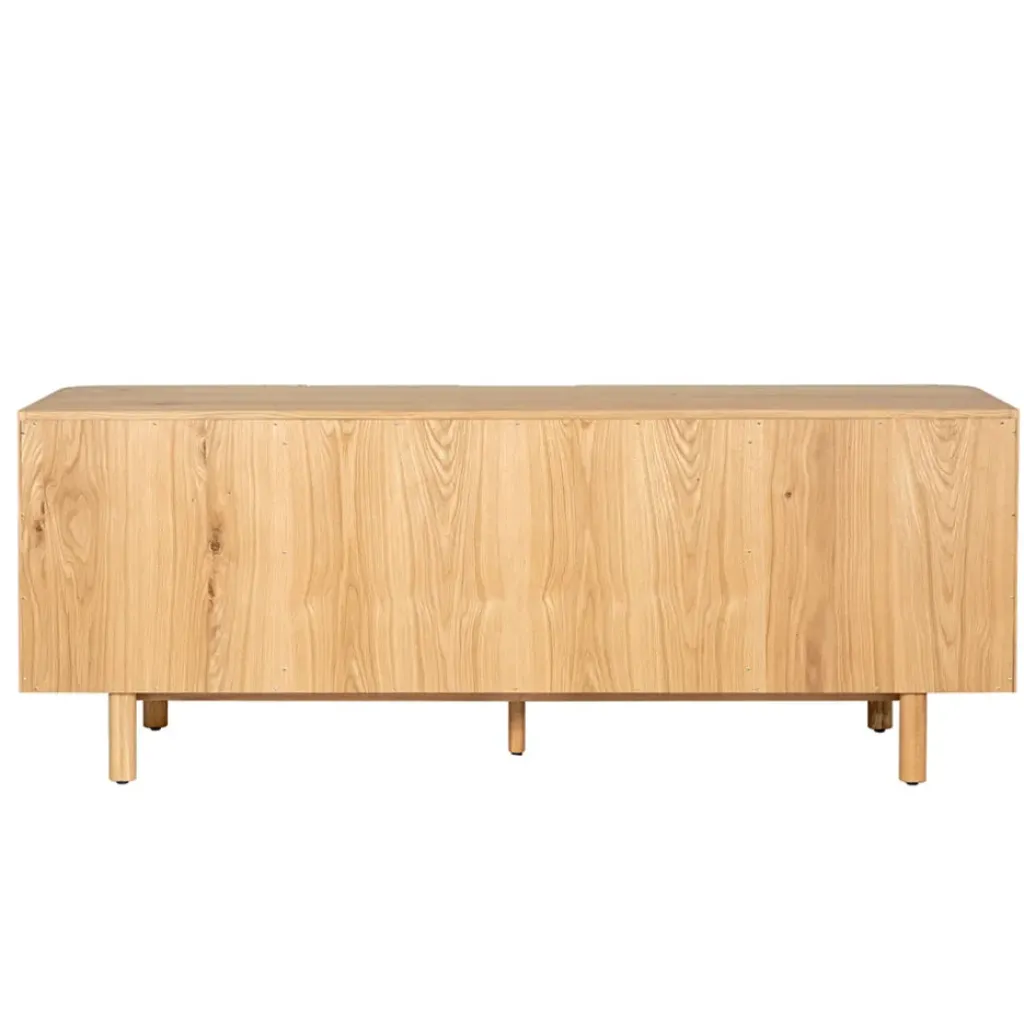 Fabrique de Styles Meuble bas 4 portes en chêne 200xh80cm - Sirocco* Buffets Et Vitrines