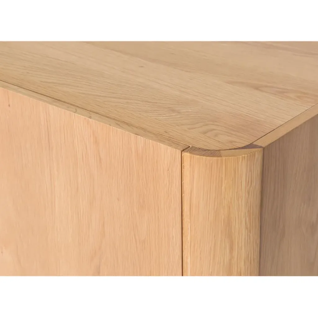 Fabrique de Styles Meuble bas 4 portes en chêne 200xh80cm - Sirocco* Buffets Et Vitrines