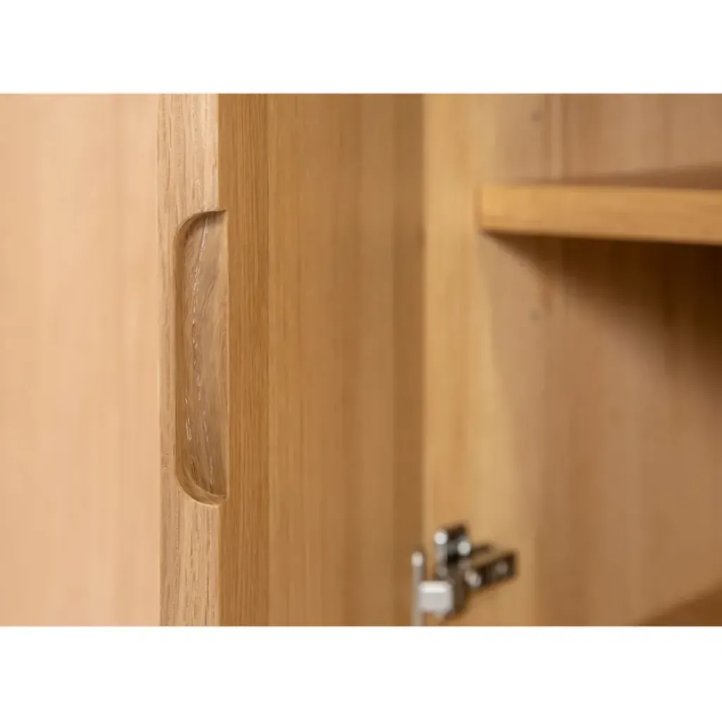 Fabrique de Styles Meuble bas 4 portes en chêne 200xh80cm - Sirocco* Buffets Et Vitrines