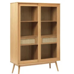 Fabrique de Styles Meuble haut en placage chêne h160cm - barrali* Buffets Et Vitrines